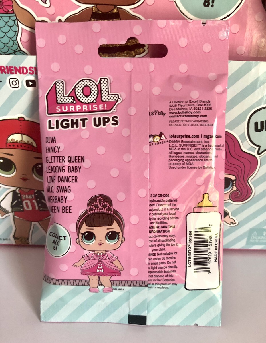 LOL Surprise Series Light Ups Doll Key Chain Backpack Charm