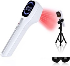   Cold Laser Therapy Device for Human  Pet with Stand  LED Display 4 x 808 nm 