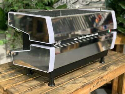 CIME CO-03 NEO E61 2 GROUP WHITE & STAINLESS STEEL ESPRESSO COFFEE