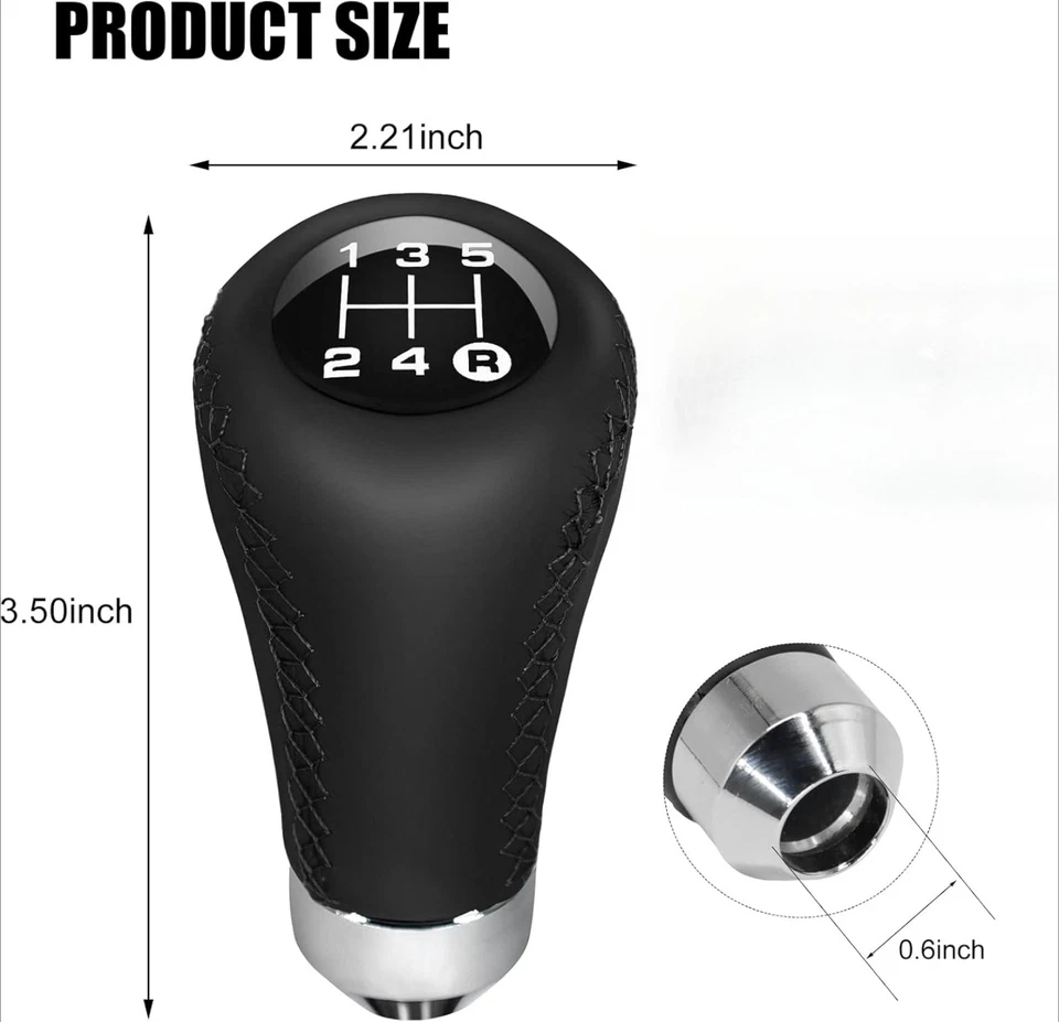 High-Strength 5-Speed Gear Knob for 2002-2006 Saleen S7 Twin Turbo-Racing Style - Image 3 of 4