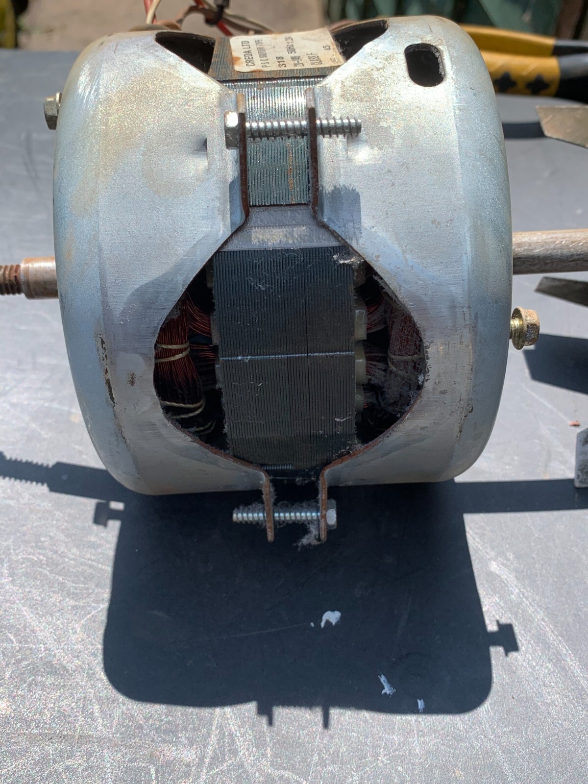 CREDA REVERSAIR SENSADRY TUMBLE DRYER ELECTRIC MOTOR PSC TYPE 318 eBay