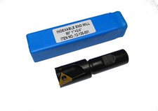 INDEXABLE END MILL 1" DIAMETER 3/4" SHANK WITH 90° TNMA INSERT RDGTOOLS