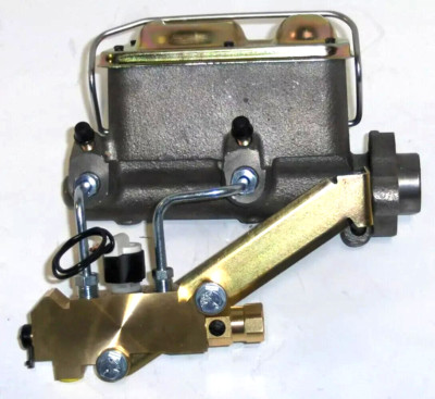 Cast Iron Brake Master Cylinder w/ Bleeders + Disc Drum Proportioning Valve Kit