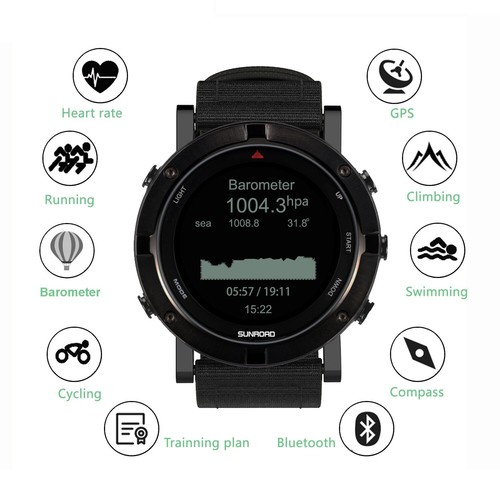 Digital Tracker Outdoor Sports Swim Watch Fitness Tracker Wristwatch Waterproof - 第 4/19 張圖片