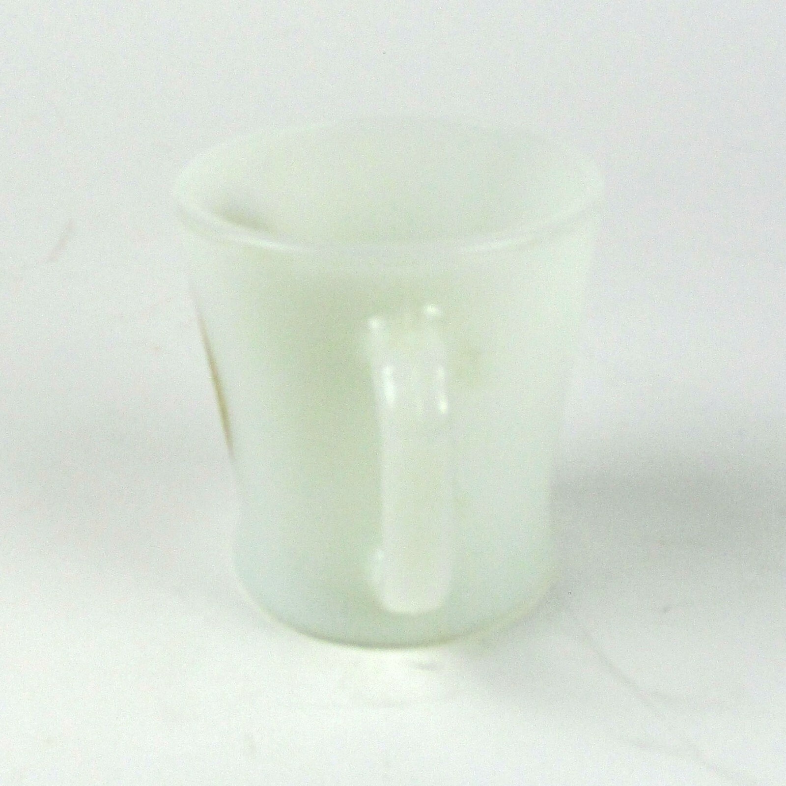 VTG Oklahoma Veterans Center Seal Clinton Division Milk Glass Coffee