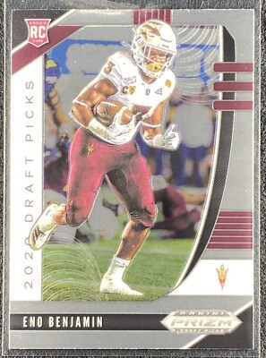 2020 Panini Prizm Draft Picks Eno Benjamin Rookie Card #119 - Cardinals RC