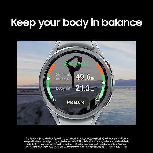 Samsung Galaxy Watch 6 Classic 43mm LTE - Black SS Case with Black Leather Band - Zdjęcie 4 z 6
