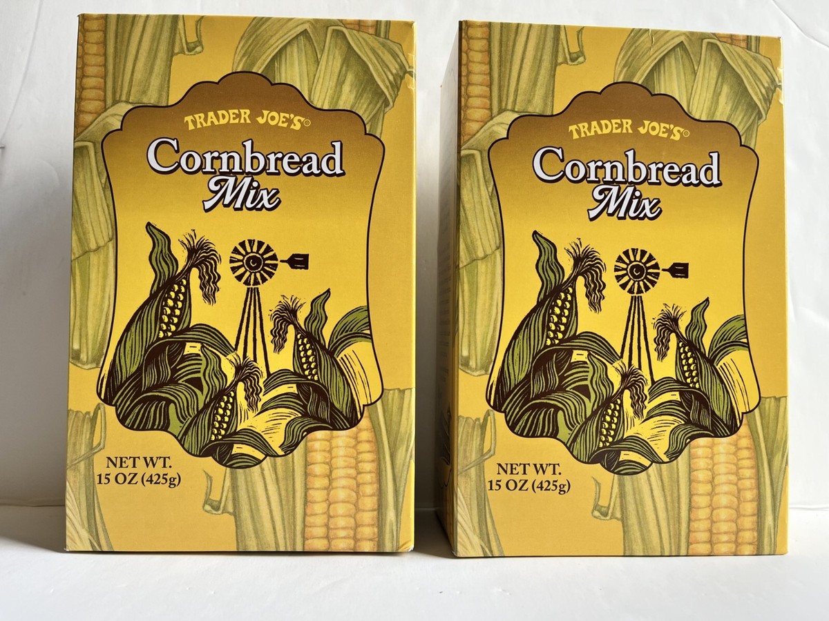 2 Pack Trader Joe&rsquo;s Cornbread Mix 15 oz Each Pack | eBay