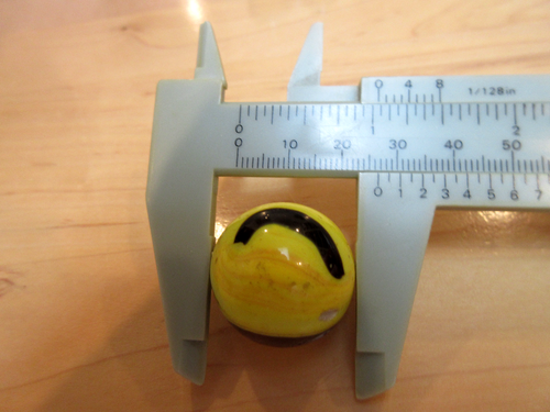 RARE VINTAGE MARBLE KING HUGE 1.062" BUMBLEBEE PATCH & RIBBON RAINBOW 1 & 1/16"! - Picture 12 of 12