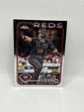 Spencer Steer 2024 Topps Chrome Gold Cup  #104 Cincinnati Reds