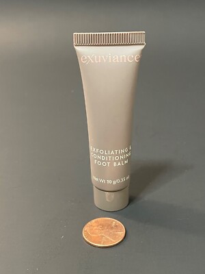 EXUVIANCE  EXFOLIATING & CONDITIONING  FOOT BALM .35 oz / Larger Deluxe Sample