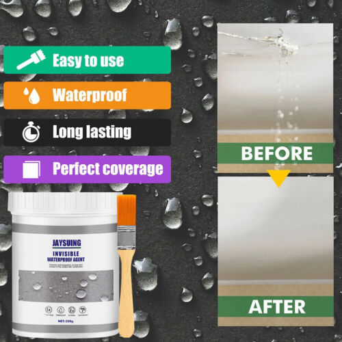 Super Strong Bonding Roof leak-proof Sealant Invisible Waterproof Agent USA - Picture 4 of 14