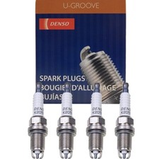 Genuine Set of 4 DENSO U-Groove Spark Plugs for Toyota Camry/ RAV4/ Solara L4