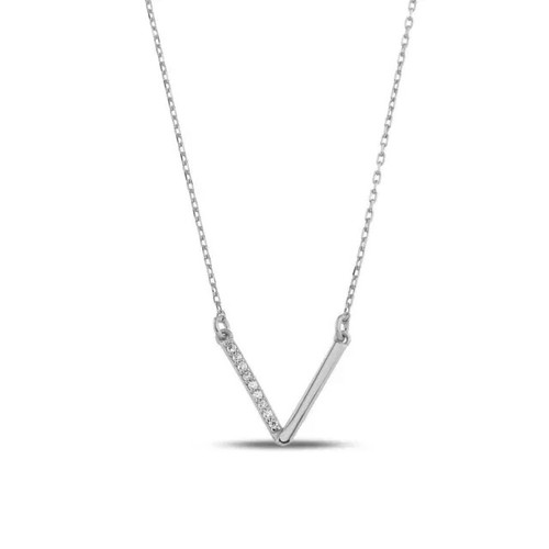 Women's Anniversary Gifting Pendant 0.18Ct Round Lab Grown 925 Sterling Silver - Picture 2 of 2