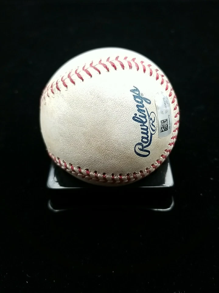 Dodgers Angels Game Used Ball Pena to 3 Batters Kemp Grandal Taylor Mlb Coa  - Image 4 of 4