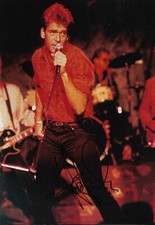 Huey Lewis autograph signed 20x30 cm picture