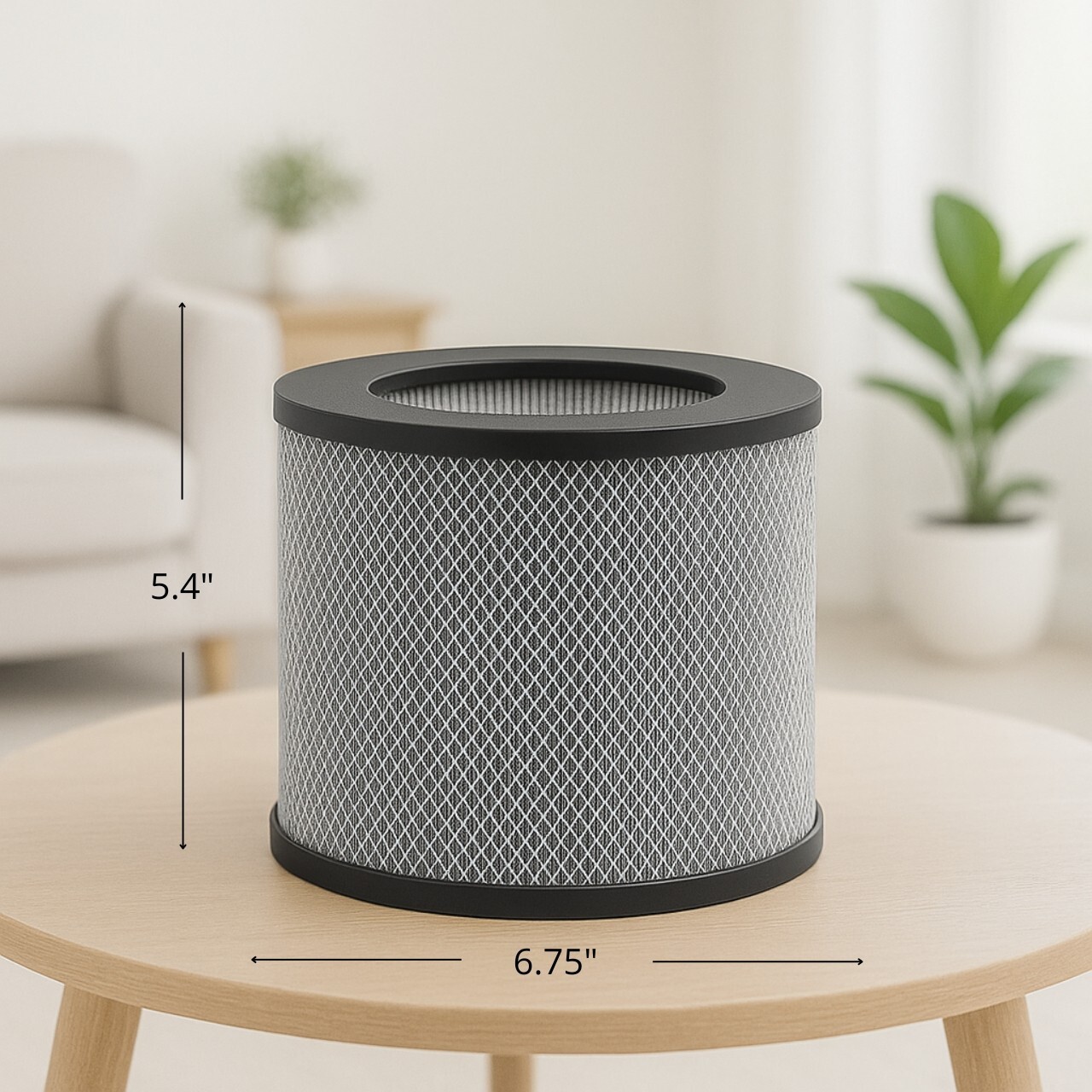 Nispira True HEPA Carbon Filter For Bissell Myair 2780A 27809 Part#2801, 2 Pks