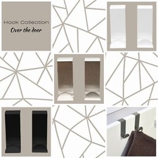 Stainless Steel Over the Cabinet Door Hooks, Space Saver Organizer