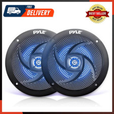 Low-Profile Waterproof Marine Speakers - 100W 4 Inch 2 Way 1 Pair Slim Style