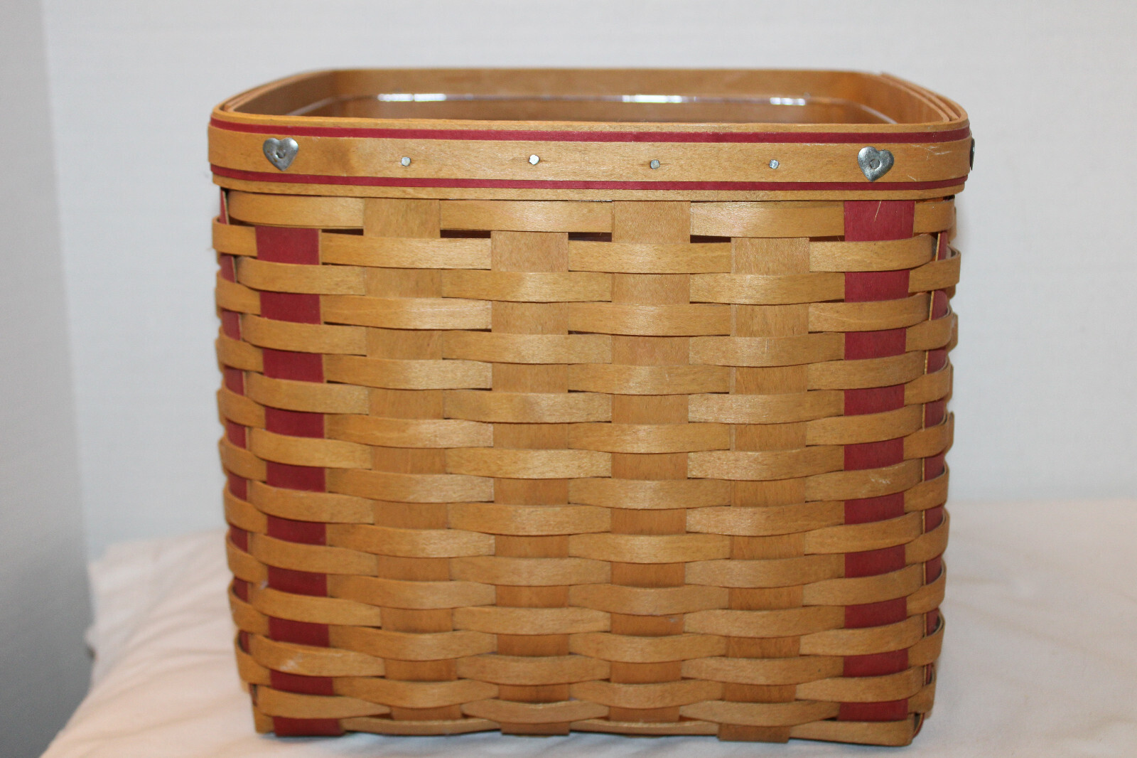LONGABERGER LARGE SWEETEST GIFT BASKET, PROTECTOR, CARD, 2002 eBay