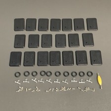 20x Stand Base & 10 T-Hook & O-Ring w/ 30 Screws For 3.75'' Vintage Gi Joe Toys