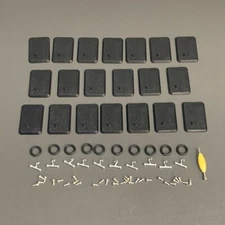 20x 3.75'' Gi Joe Stand Base & 51x Oring T-Hook Screw Repaired Part Accessory