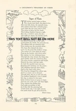 SIGNS OF RAIN POEM  ILLUSTRATION PRINT