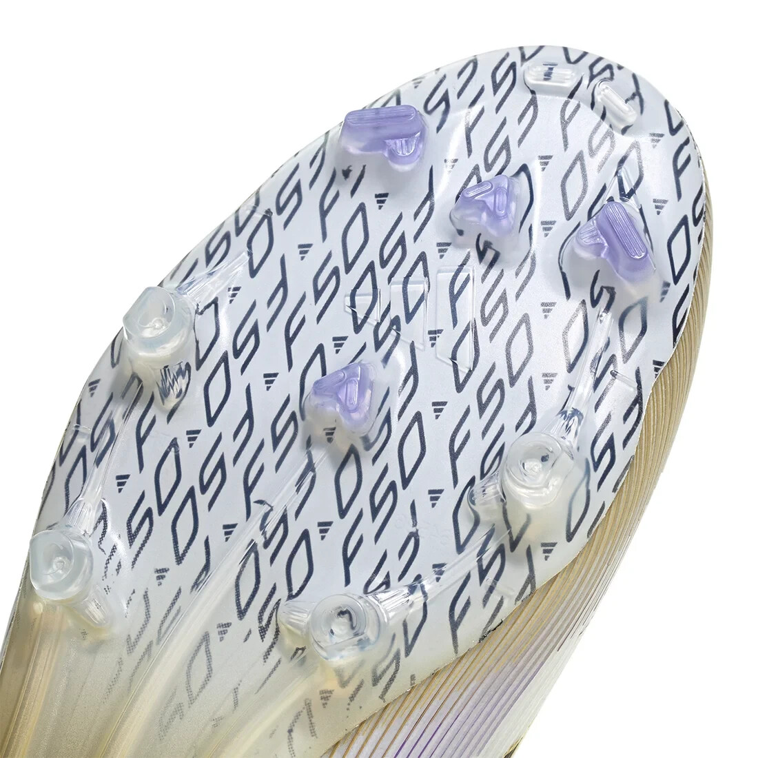 adidas Soccer Cleats F50 ELITE FG Footwear White/ Gold Metallic