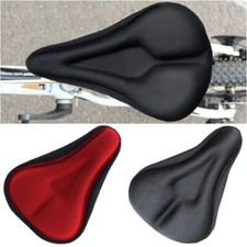 Wide Big Bum Bike Bicycle Sponge Cushion Comfort Sporty Soft Pad Seat Cover NEW