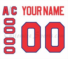 Edmonton Oil Kings Customized Number Kit for 2019-Present White Uniform