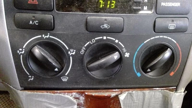 Toyota Corolla 2003-2008 calentador de aire acondicionado manual control de temperatura OEM Foto 2 de 4