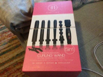 Bombay Hair 5 in 1 Professional Curling Wand Works Great 