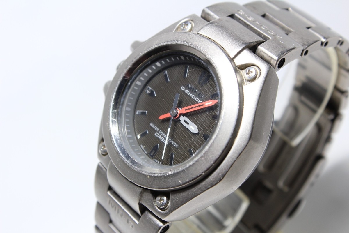 CASIO G-SHOCK MRG-120T Men's Titanium Black Dial 39mm Wrist 17.5cm