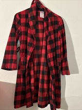 Wondershop Kids Red Buffalo check robe Size 22