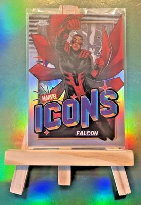 Marvel Falcon Icons Topps Chrome 2025  Insert Refractor/ Parallel  MI-5