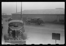 Photo:1930s Street Scene Advertising Sign Covered Truck Vintage Cars