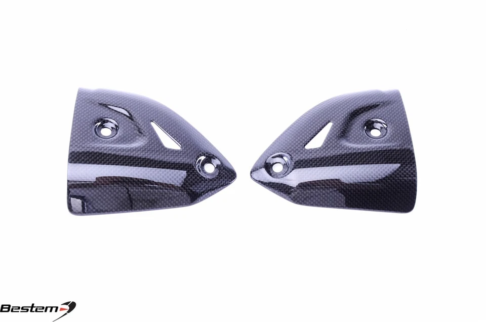 Ducati Panigale 899 1199 1299 100% Carbon Fiber Exhaust Cover Guard Heat Shield  - Image 4 of 4
