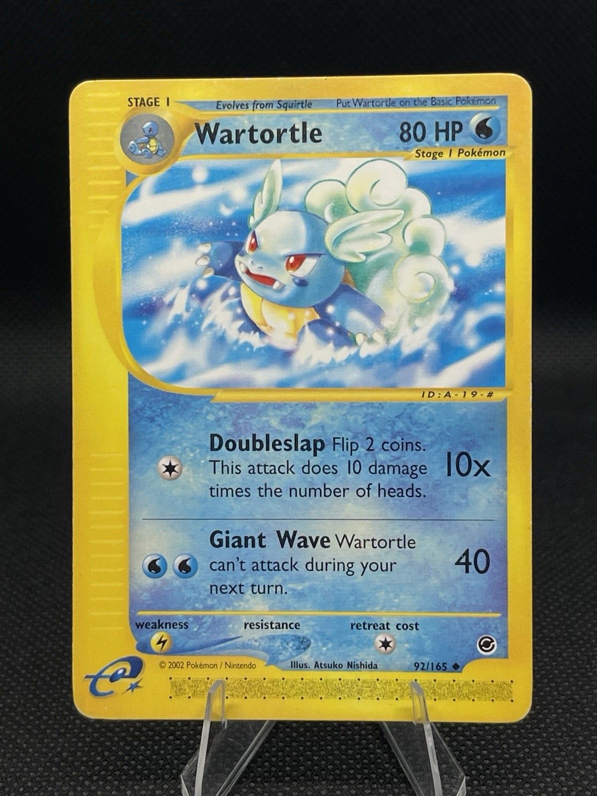 Wartortle 92/165 Expedition Regular Uncommon Non-Holo 2002 Pokémon TCG