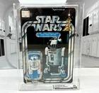 Vintage Star Wars 1977 Kenner R2-D2 Loose with Cardback Graded CAS 75
