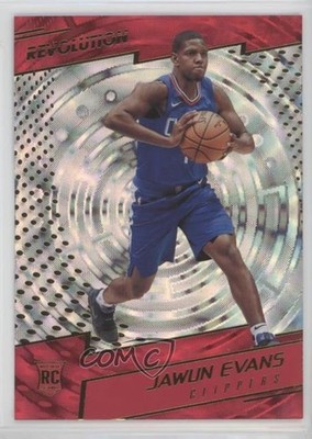 2017-18 Panini Revolution Rookies Fractal Jawun Evans #126 0c2