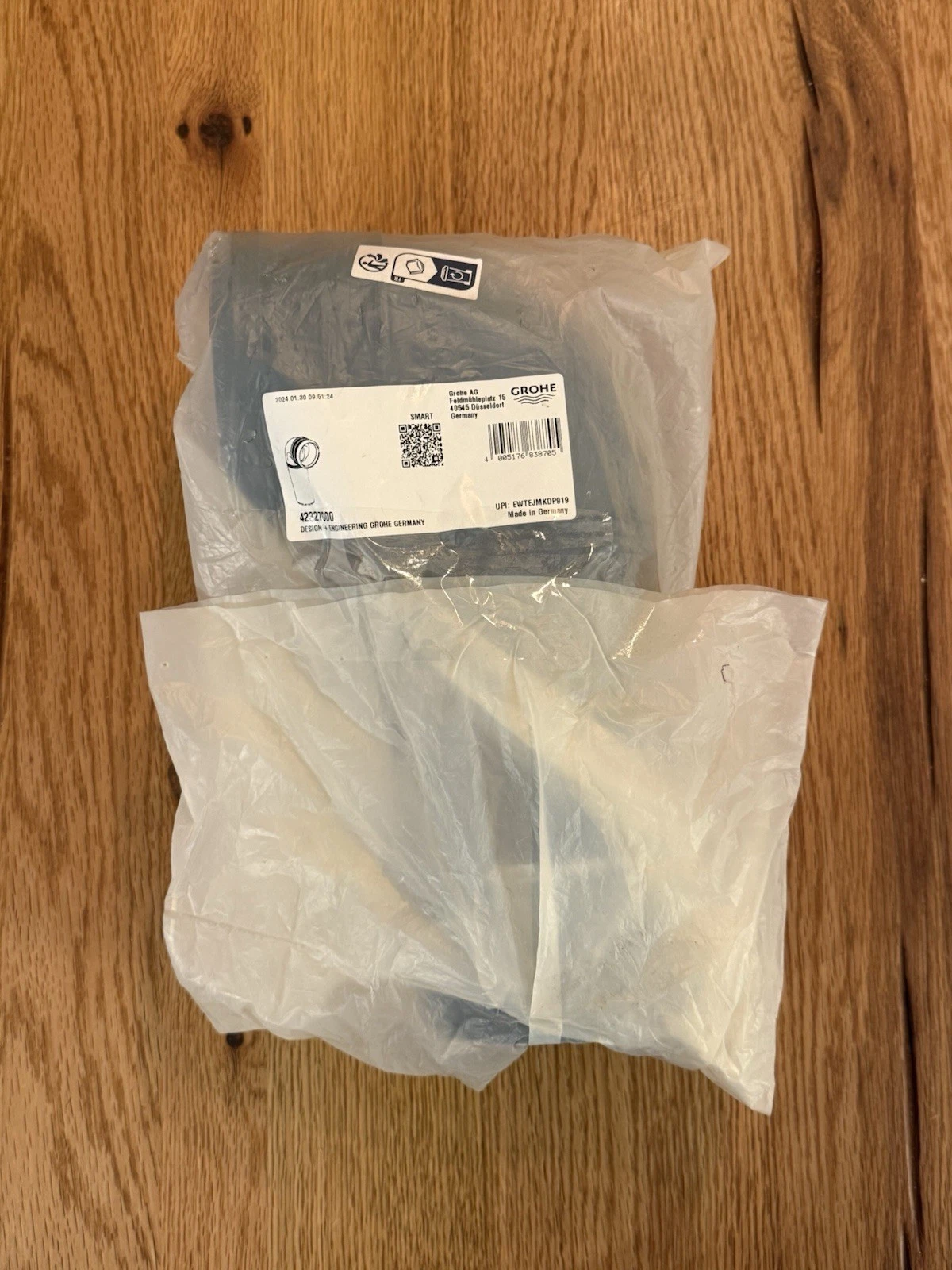 Genuine Grohe 42327000 Pp Outlet Bend 90mm Spare Part - New