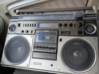 HITACHI Boombox TRK-8600H FM/AM  stereo radio cassette recorder From Japan Used