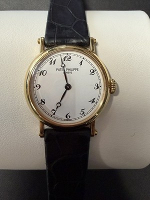 Patek Philippe Calatrava Officer 4860, White Dial, 18K Gold Ladies Watch 