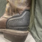 Lucchese Men's Brown Leather Western Pull-On Steel Toe Boots Square Toe size 12D — photo 8