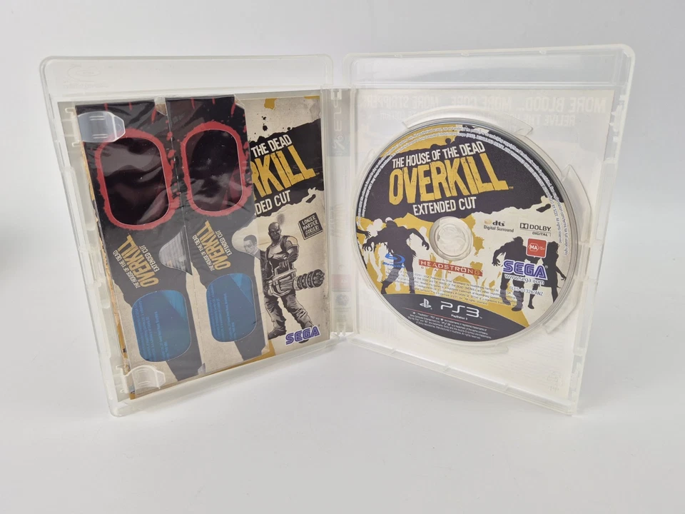 House of the Dead: Overkill - Extended Cut PS3 w 2x UNOPENED 3D Glasses - Image 4 of 4