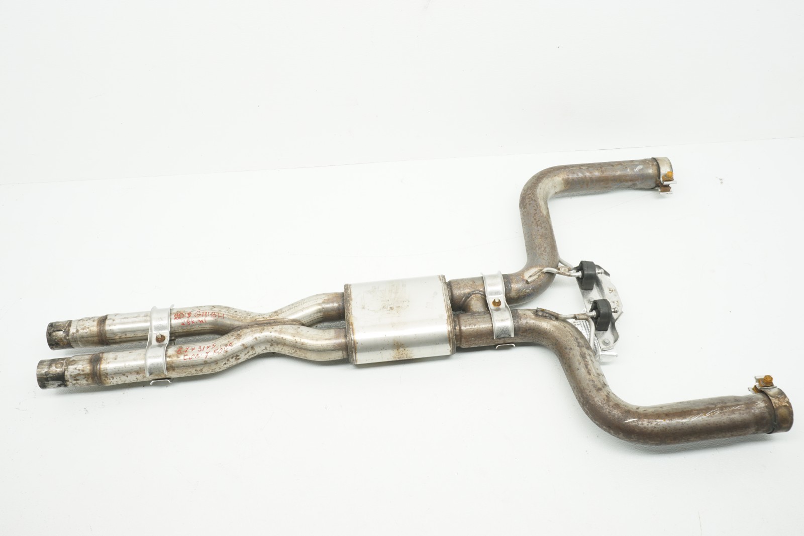 2014-2020 MASERATI GHIBLI OEM X-PIPE EXHAUST PIPE LEFT & RIGHT SIDE 28K