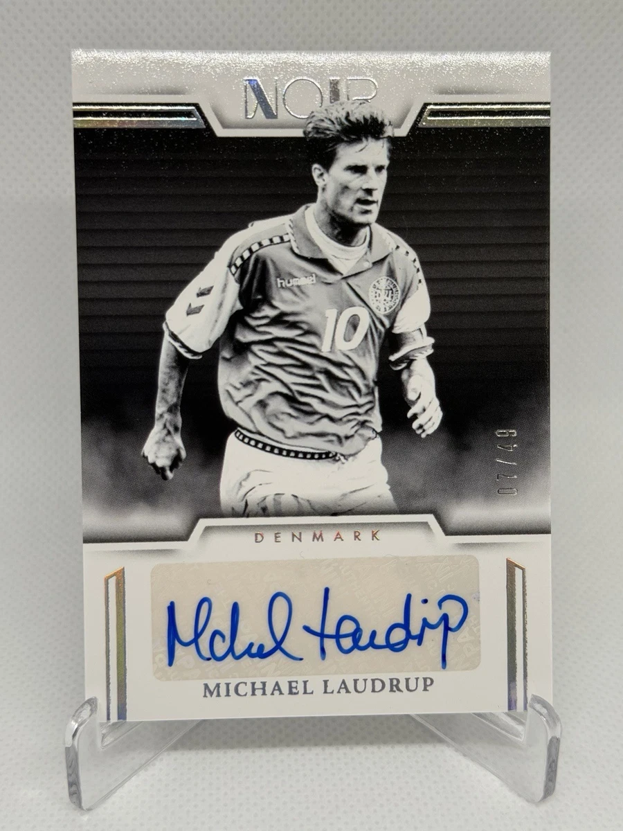 Michael Laudrup Autographed Soccer Sports Trading Cards