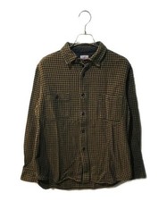 Joe McCOY          Houndstooth flannel shirt/long sleeve shirt beige