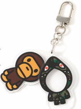 A Bathing Ape Kids Acrylic Resin Key Chain 2025 FW BABY MILO SHARK Motif Japan