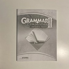 Abeka Grammar and Composition II Quizzes & Te...